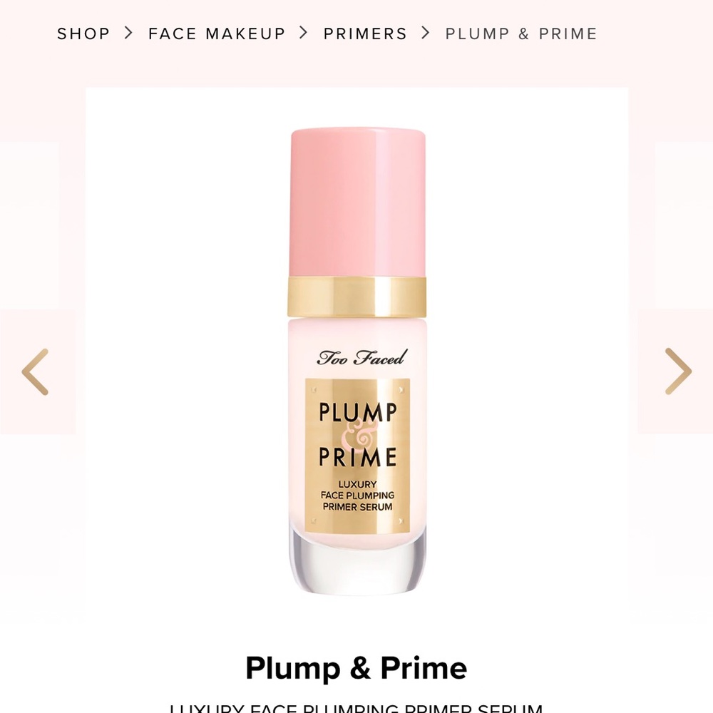 Too Faced Plum & Prime